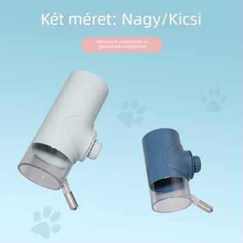 Akasztható víztartály macskák és kutyák számára, nagy kapacitású