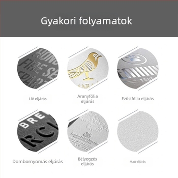 Személyre szabott teajándék doboz hajtogatható kartonból, fehér kartondoboz, színes nyomtatás, domborítás és forró nyomtatás