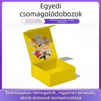 Személyre szabható mágneses záródású ajándékdoboz – könyv-stílusú csomagoláshoz papíralapú doboz
