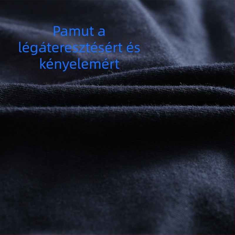 Új férfi pamut alsónemű, lélegző és kényelmes, egyszínű, alacsony derék, fiatal és középkorú férfiak számára