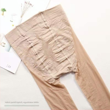 Vékony spandex harisnyanadrág bikini-kivágással, 20D, masszírozó alj, láthatatlan alapréteg, természetes hatású a lábakon