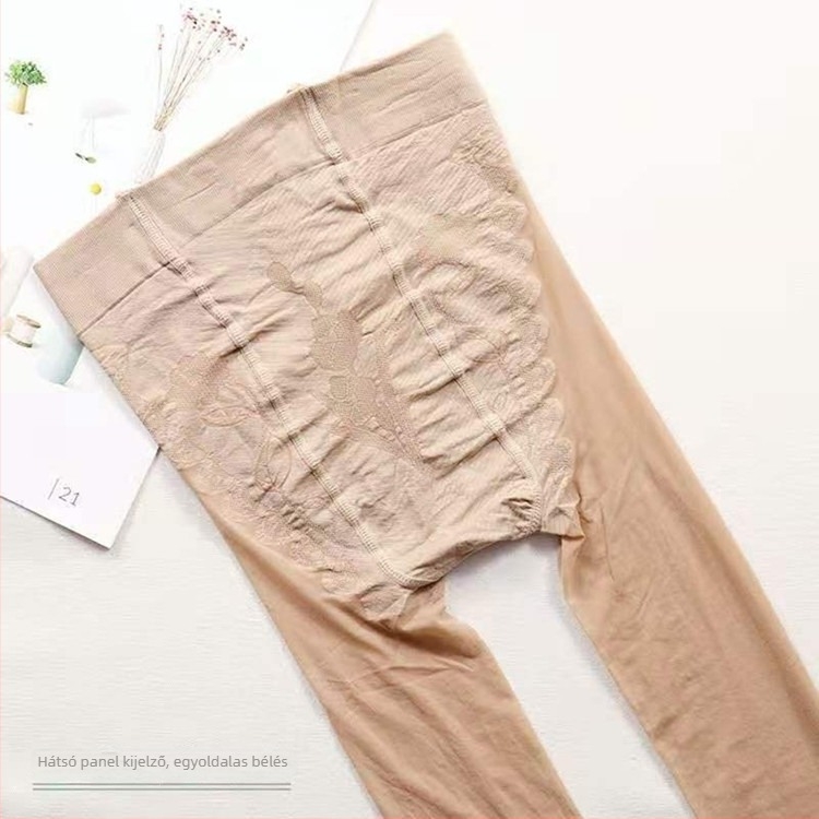 Vékony spandex harisnyanadrág bikini-kivágással, 20D, masszírozó alj, láthatatlan alapréteg, természetes hatású a lábakon