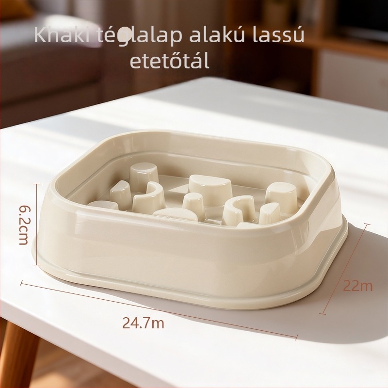 Kutyák számára lassú etető tál – anti-choke dizájn