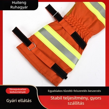 Aramid tűzvédő kesztyűk, lángálló és hőszigetelő, velúr bőrből