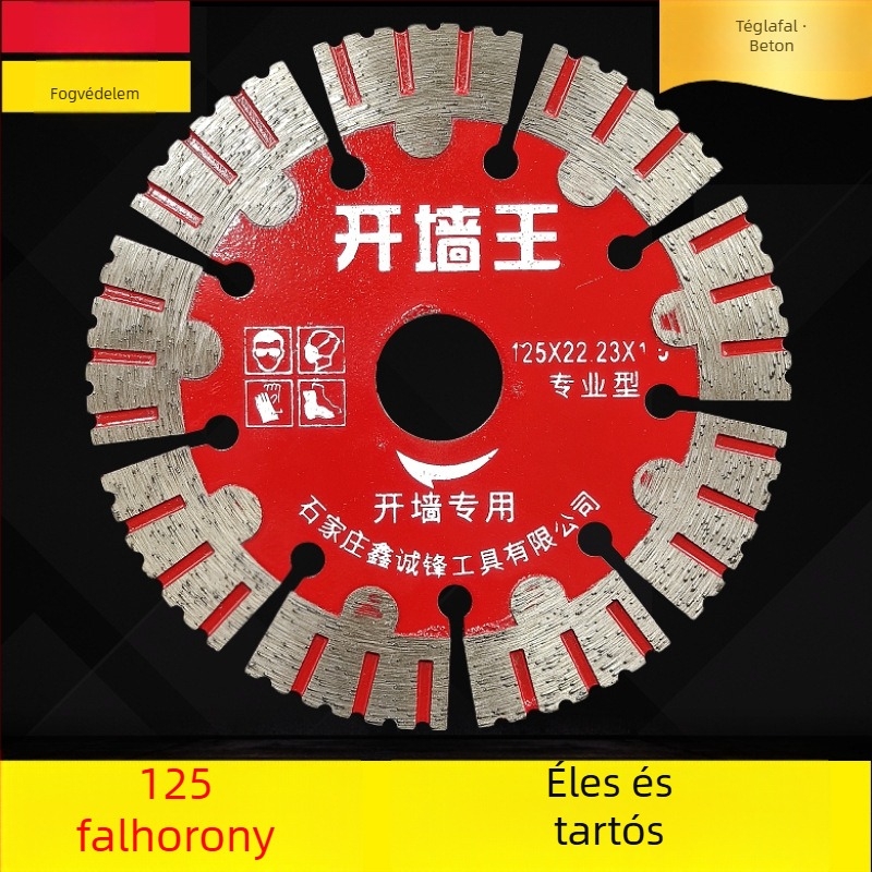 Betonvágó penge falakhoz és hornyokhoz 125/156/160-165