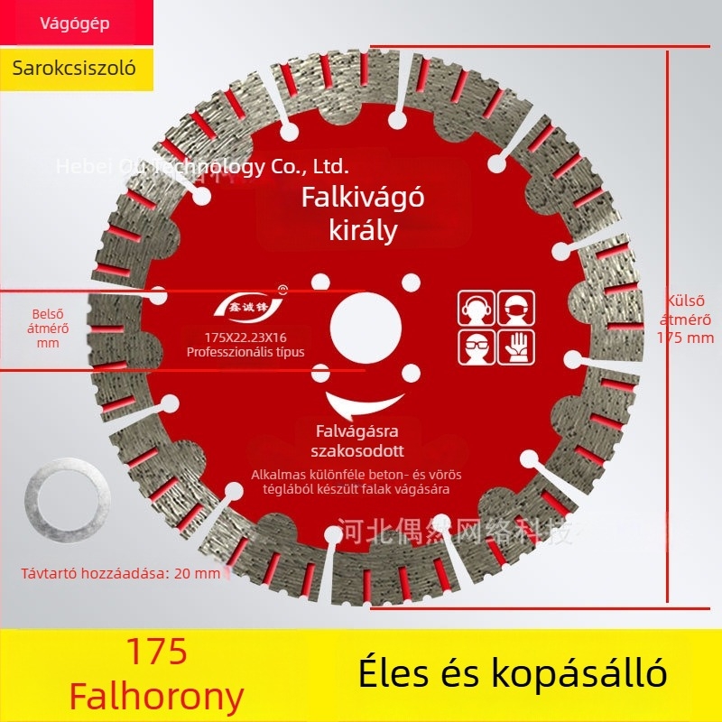 Betonvágó penge falakhoz és hornyokhoz 125/156/160-165