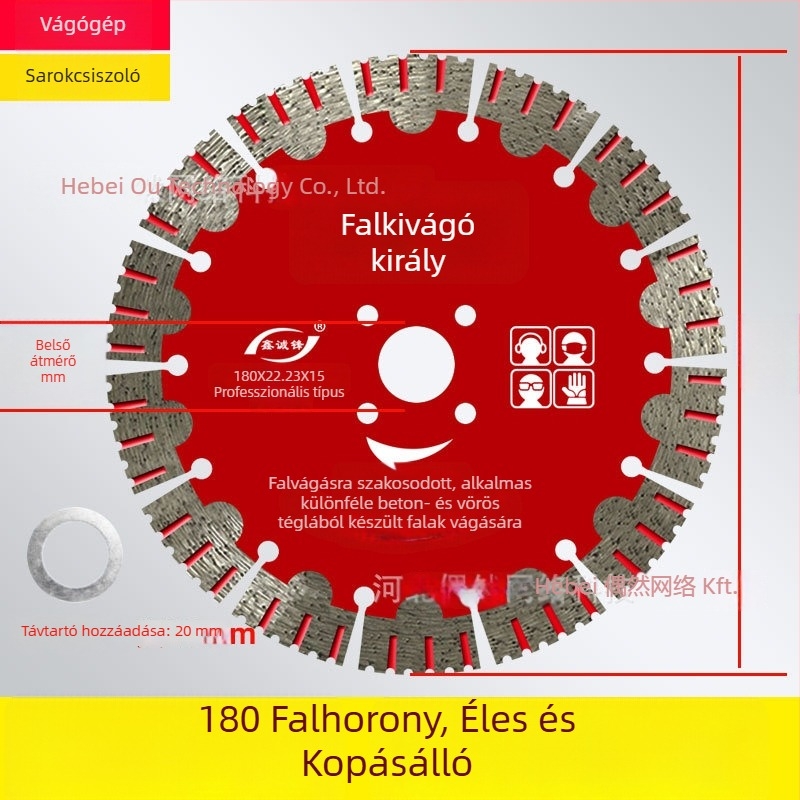 Betonvágó penge falakhoz és hornyokhoz 125/156/160-165
