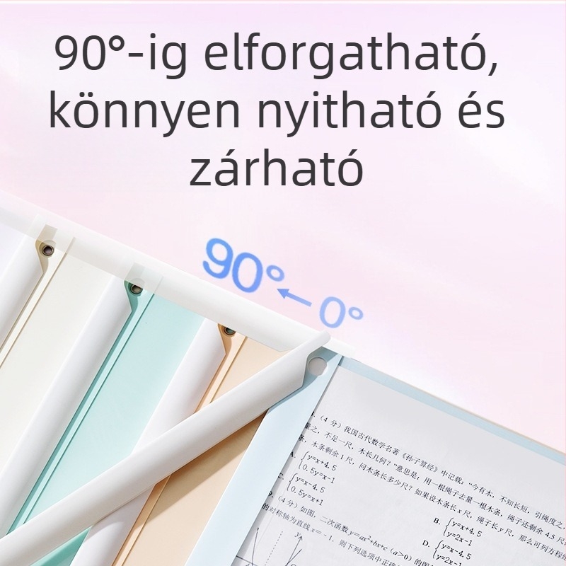 PP678 Nagy kapacitású forgó emelőkaros iratrendező vizsgadolgozatokhoz, dokumentumokhoz és fájlokhoz