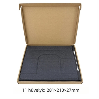 iPad repülő kartondoboz ékszercsomagoláshoz, 11 és 12,9 hüvelyk, Kraft papír