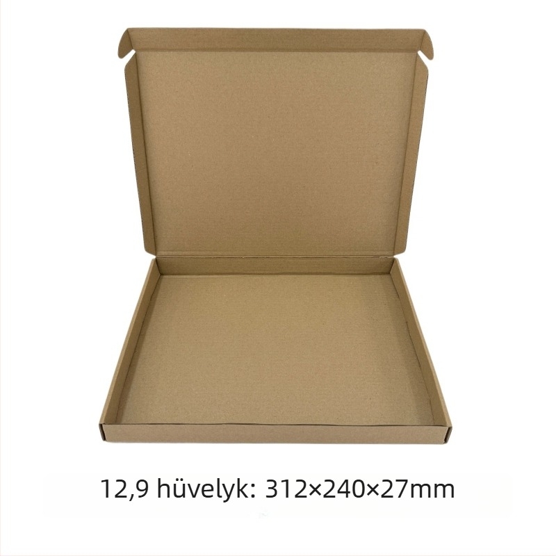 iPad repülő kartondoboz ékszercsomagoláshoz, 11 és 12,9 hüvelyk, Kraft papír
