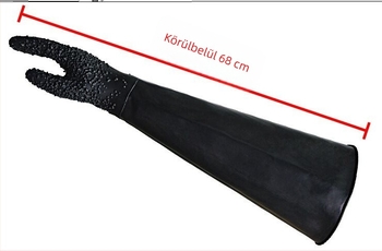 Tongsheng gumírozott kesztyű homokfúváshoz, csúszásmentes, hosszabbított és megvastagodott kivitelben