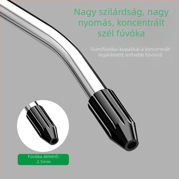 Ipari magasnyomású porfújó pisztoly számítógépek és teherautók tisztítására; pneumatikus tisztító eszköz.