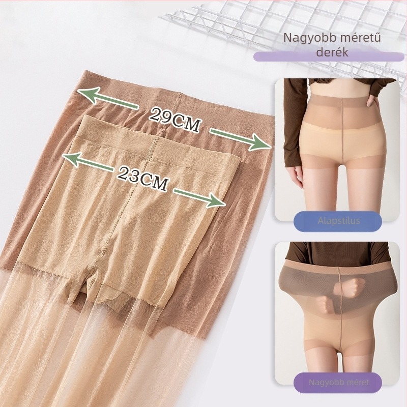 SK8919 Plus Size 0D Ultra vékony áttetsző harisnyanadrág nőknek, nyár, anti-snag, sexy, nagy méret