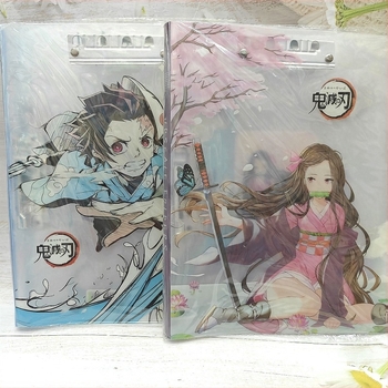 Demon Slayer rajzfilm A4-es mappa, műanyag dokumentum szervező, 20 oldal