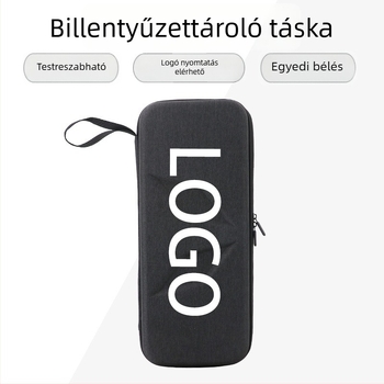 EVA billentyűzet tok domborított nyomtatással, hordozható védő tok gaming mechanikus billentyűzetekhez, esport stílus