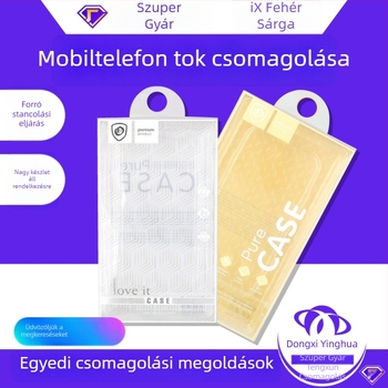 Környezeti PET/PVC doboz mobiltelefon tok csomagoláshoz