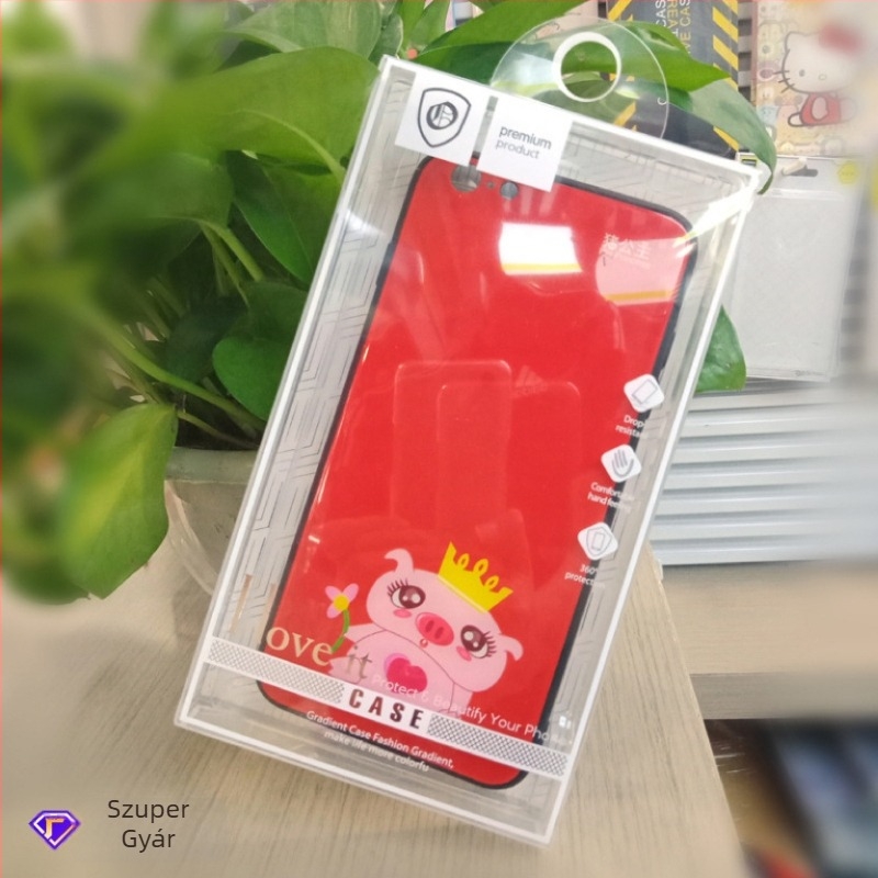 Környezeti PET/PVC doboz mobiltelefon tok csomagoláshoz