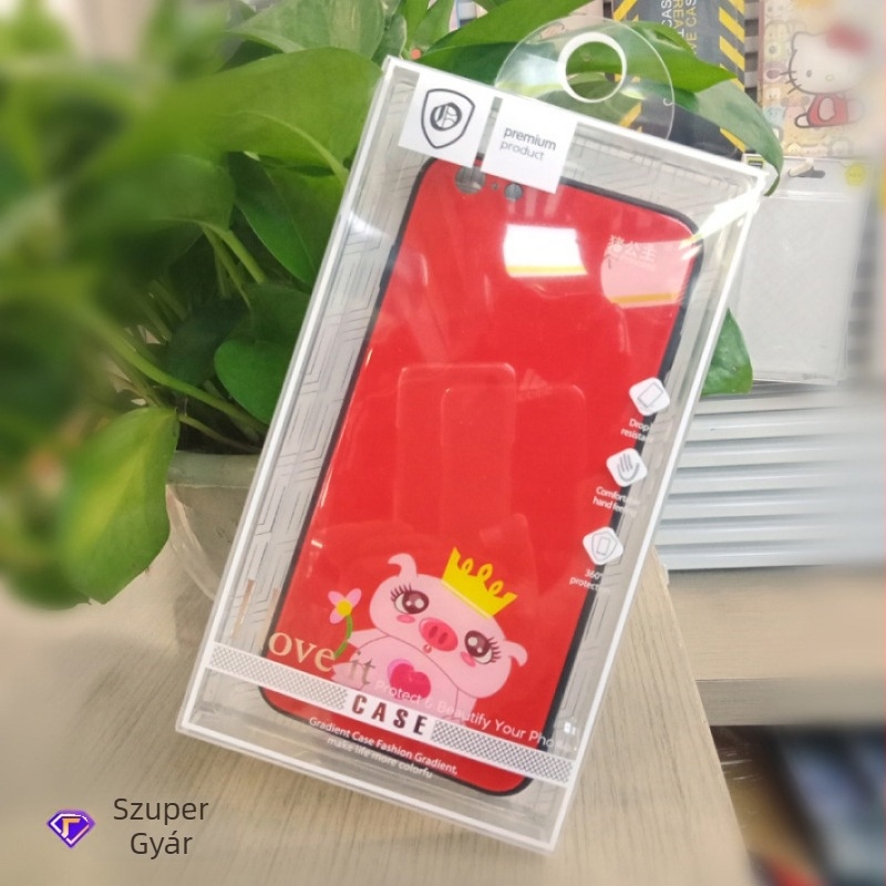 Környezeti PET/PVC doboz mobiltelefon tok csomagoláshoz