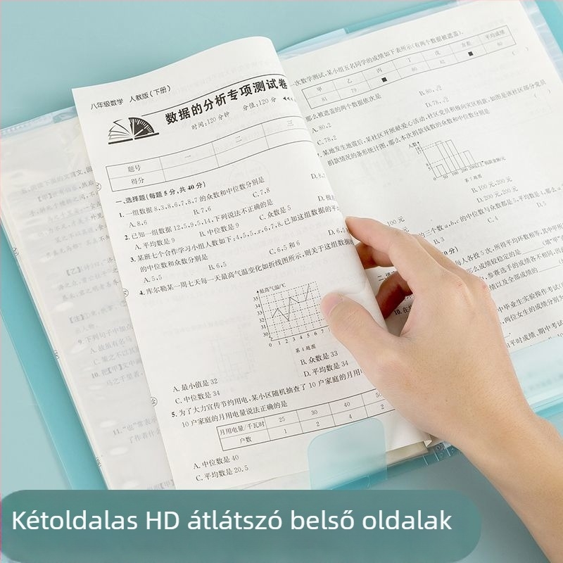 Reflect 602 8K dosszié tesztpapír, több rétegű tároló rekeszekkel