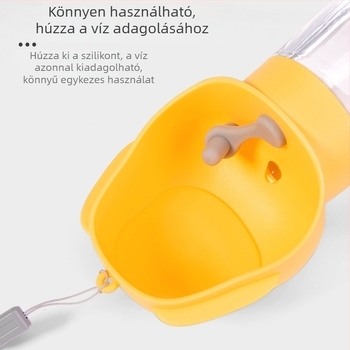 Hordozható kutyavíz-csésze – szivárgásmentes utazásokhoz