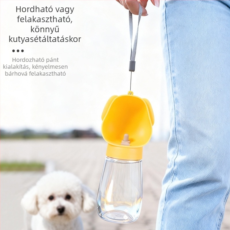 Hordozható kutyavíz-csésze – szivárgásmentes utazásokhoz
