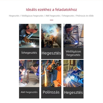 Rövid teljes bőrből készült hegesztő kesztyűk, tehénbőr, vastagított tűzálló bélés, magas hőállóság, égési sérülések elleni védelem és lángállóság