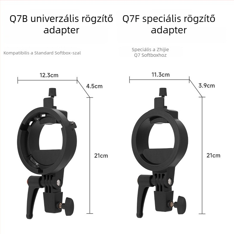 Ambitful Zhijie Q7B adaptergyűrű Q7 softboxhoz, kamerára tervezett Q7F adapter