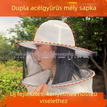 2024-es frissítésű 3D lélegző méhésztop, féltestes védelem, vastagabb lélegző védőruha a csípések ellen