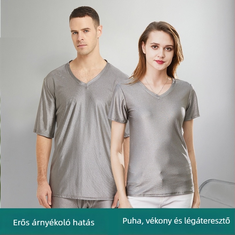 Minnie Négyévszakos unisex sugárvédelmi póló ezüstszálas anyaggal