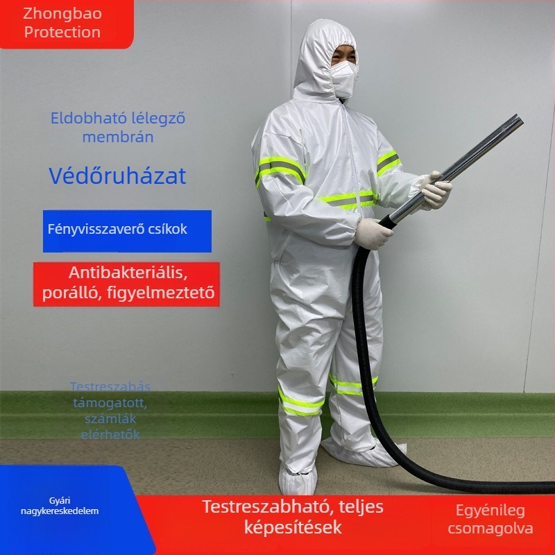 Nyári könnyű, lélegző overál munkaruha, szennyeződésálló, fényvisszaverő csíkokkal autószervizhez