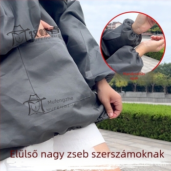 Légáteresztő méhészeti védőruha sisakkal