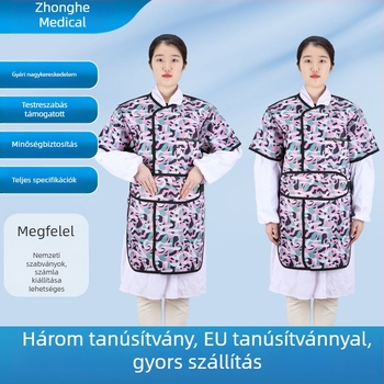 Röntgenvédelmi ruházat — rövid ujjú ólomköpeny fogászati radiográfiához