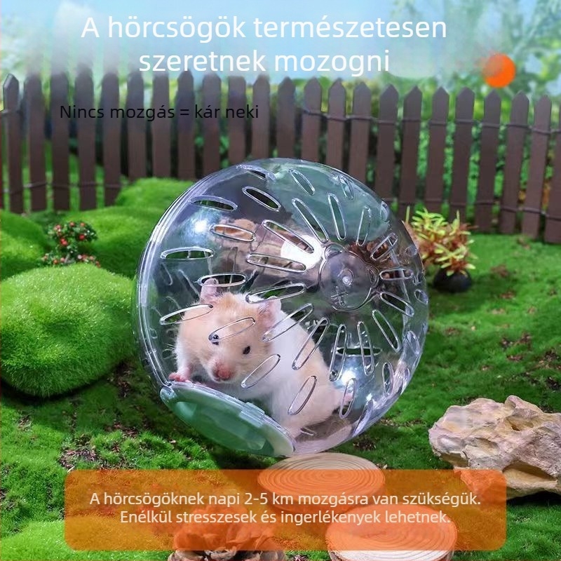 Hamster futólabda – unaloműző játék, csendes edzőlabda, nagy kültéri labda