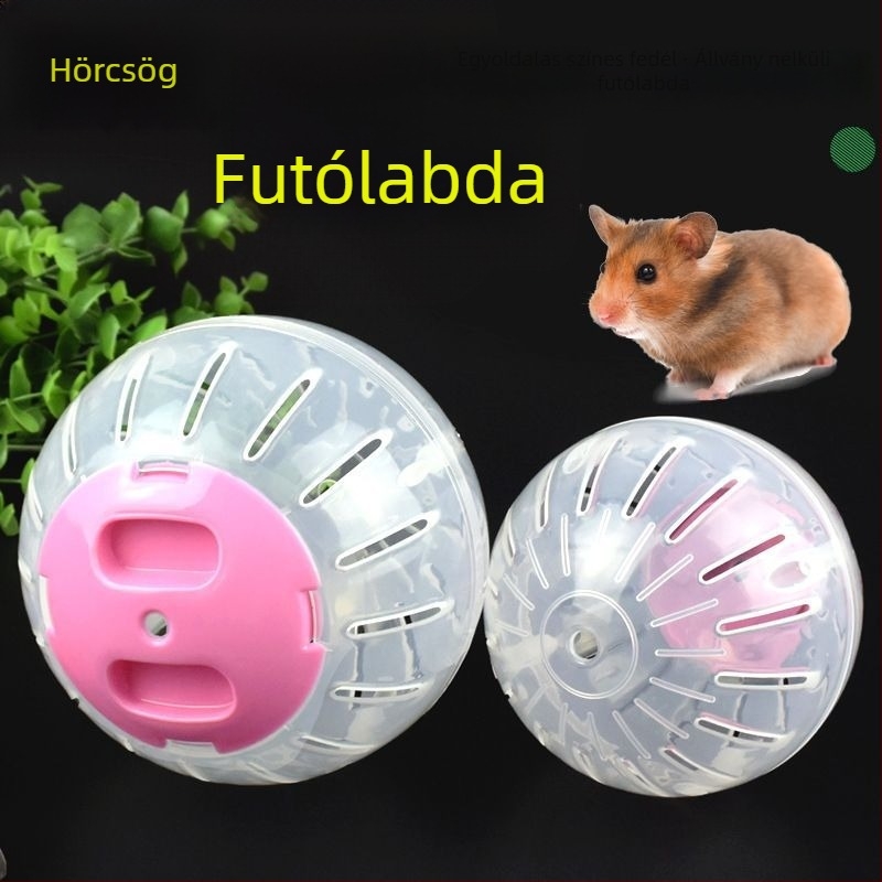 Néma edzőkerék hörcsögöknek kristálygolyóval