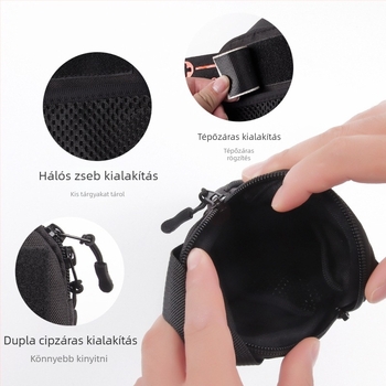 Kutyás taktikai hám edzőtáskával, kültéri utazásokhoz, edzőtáska kutyáknak, mellkasi hám kiegészítők