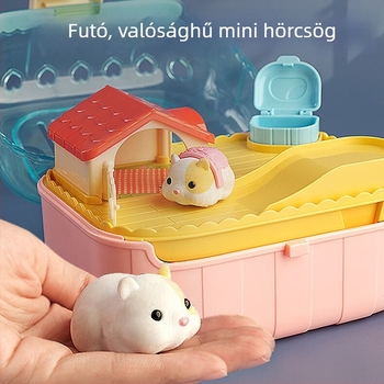 MIMIWORLD csintalan hörcsög – etetőjáték gyerekeknek, interaktív állatgondozó játék