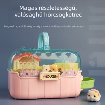 MIMIWORLD csintalan hörcsög – etetőjáték gyerekeknek, interaktív állatgondozó játék