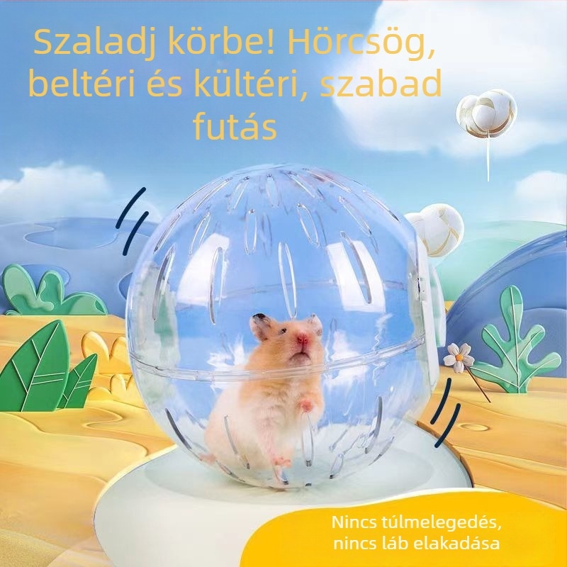 Hörcsög futólabda, csendes edzés, extralarge kültéri labda