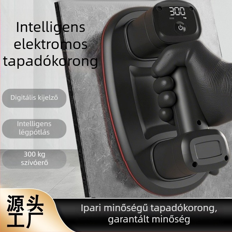 Elektromos üvegszívó eszköz nehéz tárgyak felemelésére és nagy lapok mozgatására