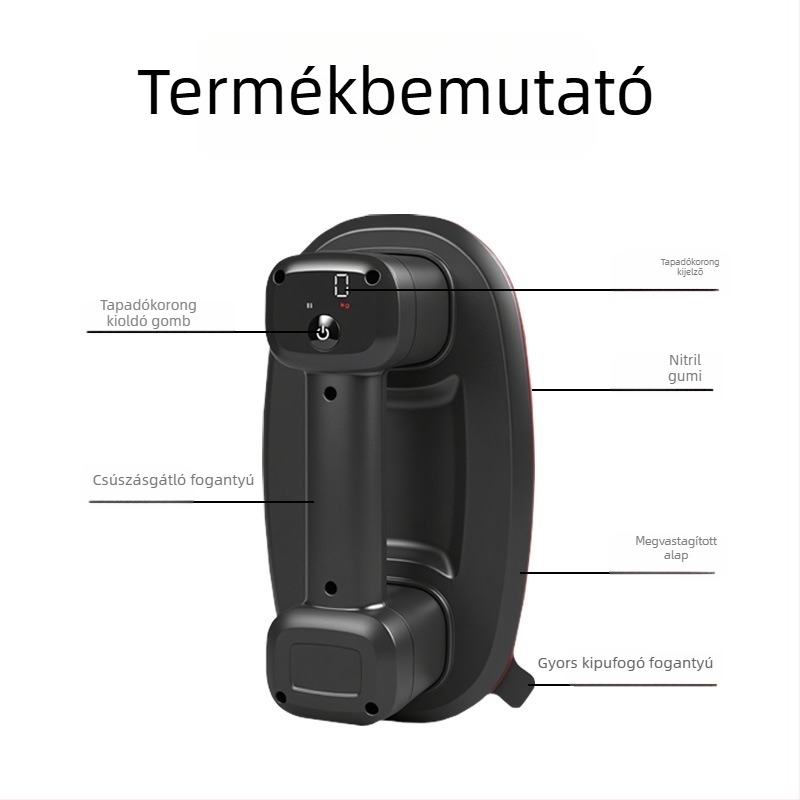 Elektromos üvegszívó eszköz nehéz tárgyak felemelésére és nagy lapok mozgatására