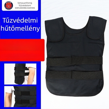 Tűzálló hűtőmellény tűzoltó és mentő feladatokra — kültéri használathoz, magas hőmérséklet elleni szigetelés