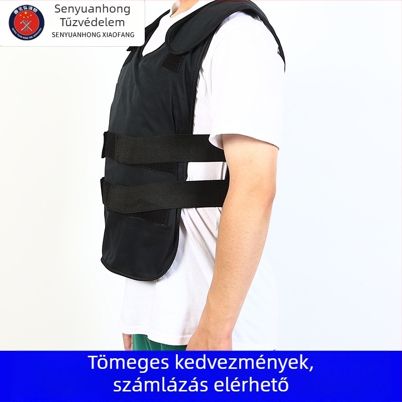 Tűzálló hűtőmellény tűzoltó és mentő feladatokra — kültéri használathoz, magas hőmérséklet elleni szigetelés