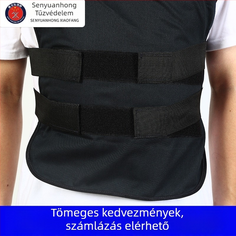 Tűzálló hűtőmellény tűzoltó és mentő feladatokra — kültéri használathoz, magas hőmérséklet elleni szigetelés
