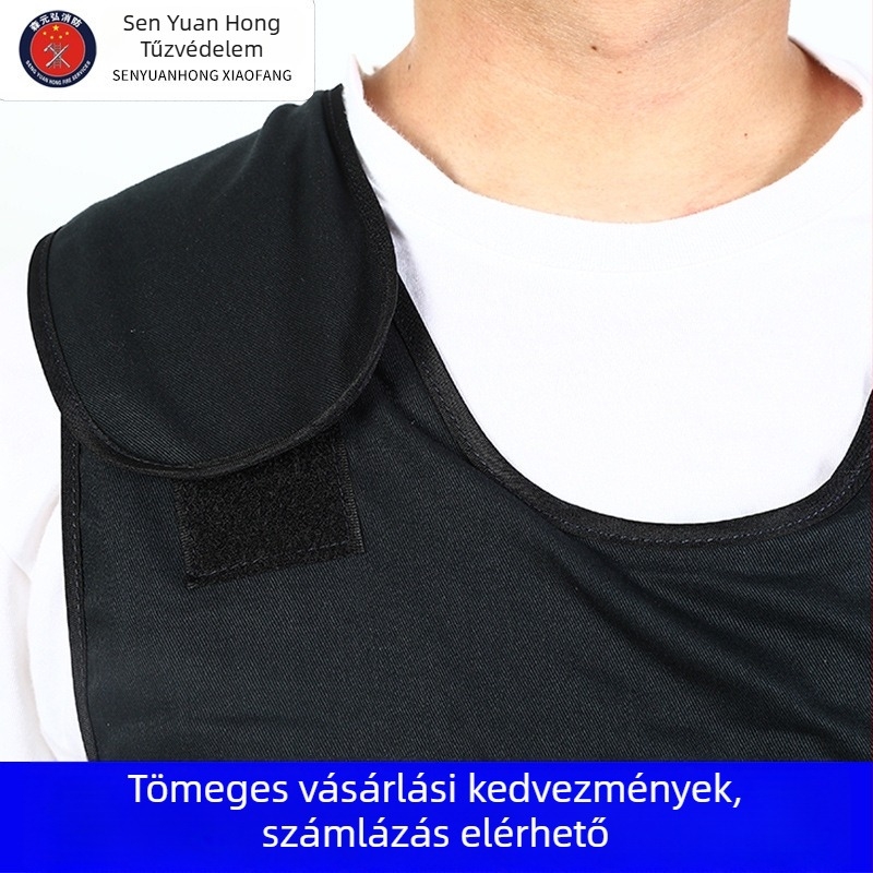 Tűzálló hűtőmellény tűzoltó és mentő feladatokra — kültéri használathoz, magas hőmérséklet elleni szigetelés