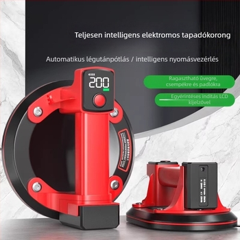 Elektronikus vákuumos szívófej, erős eszköz burkolólapokhoz és nagy üveglapok kezeléséhez, masszív emelő
