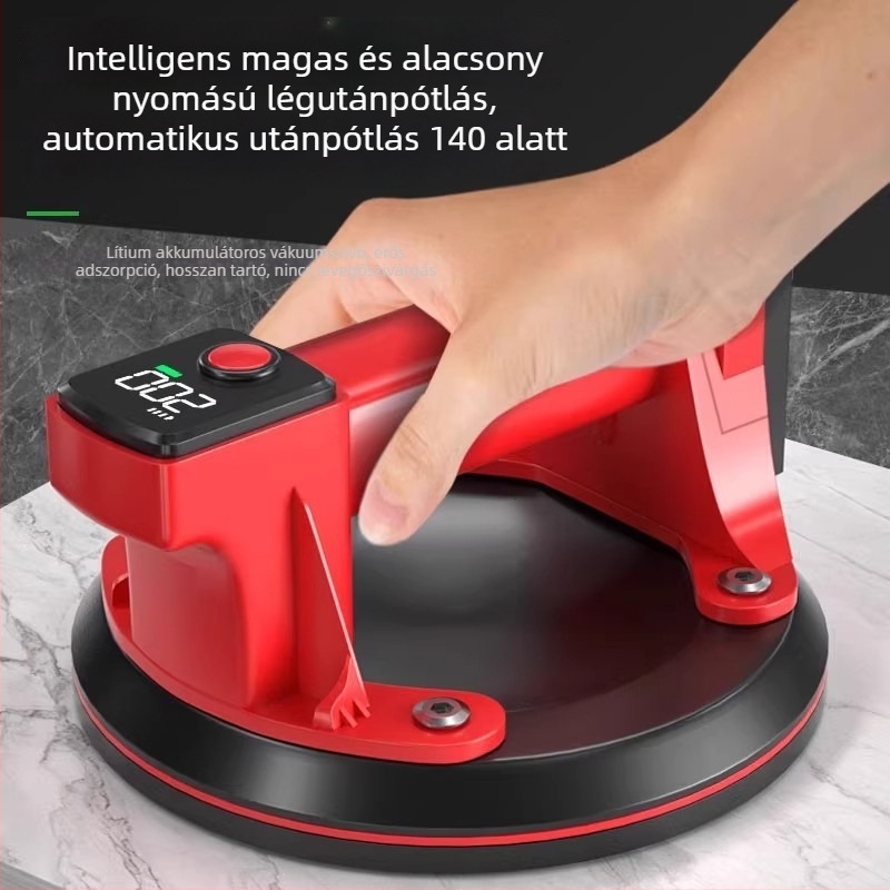 Elektronikus vákuumos szívófej, erős eszköz burkolólapokhoz és nagy üveglapok kezeléséhez, masszív emelő