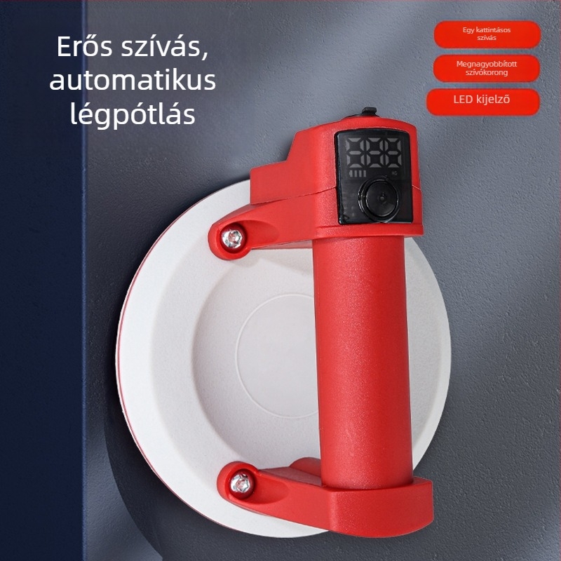 Kompakt szívókorong csempéhez üveg vákuumpumpával, kőlemezek és padlólapok emelésére