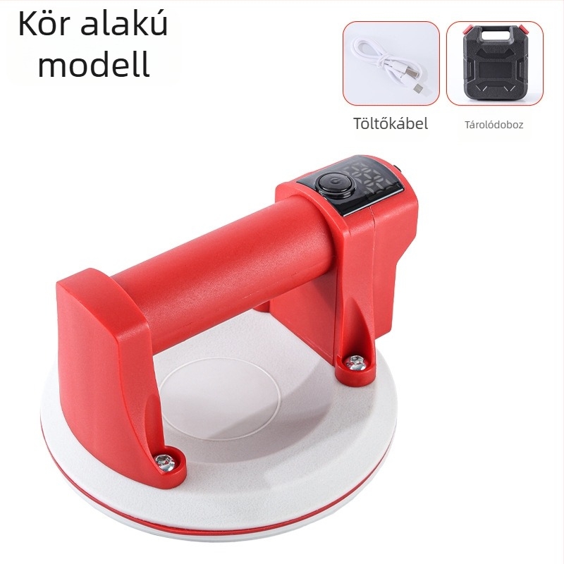 Kompakt szívókorong csempéhez üveg vákuumpumpával, kőlemezek és padlólapok emelésére