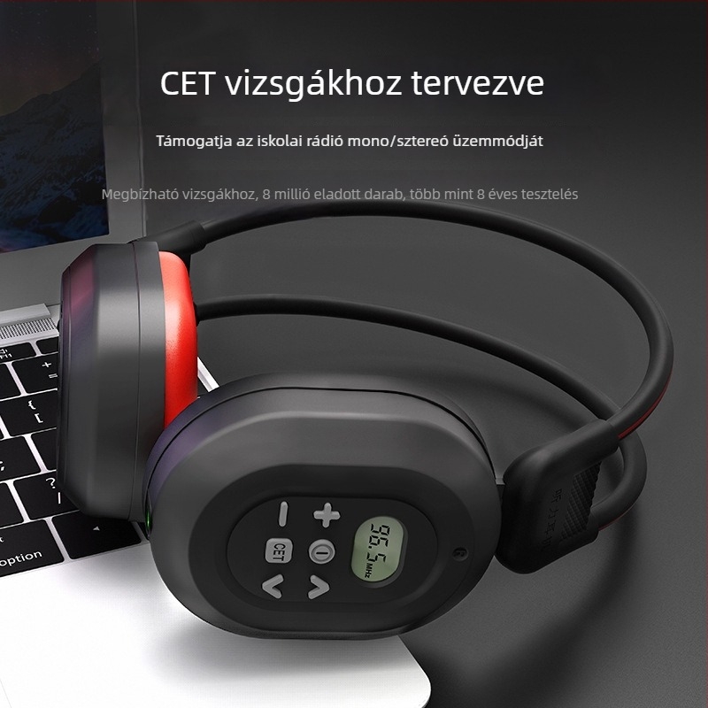 Vezeték nélküli FM hallgató CET-4/6 és TEM-4/TEM-8 vizsgák felkészítéséhez