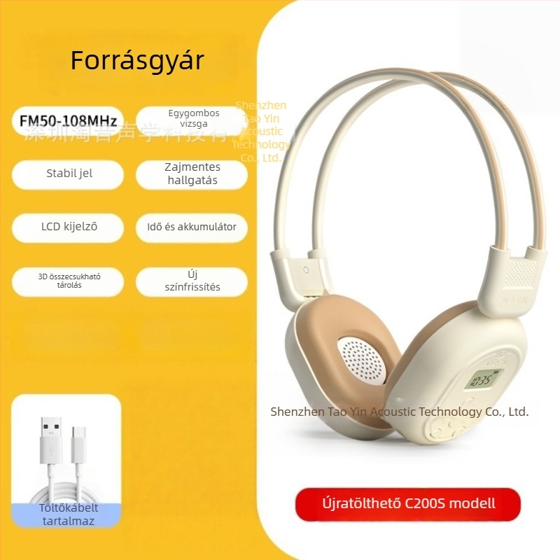 Vezeték nélküli FM hallgató CET-4/6 és TEM-4/TEM-8 vizsgák felkészítéséhez